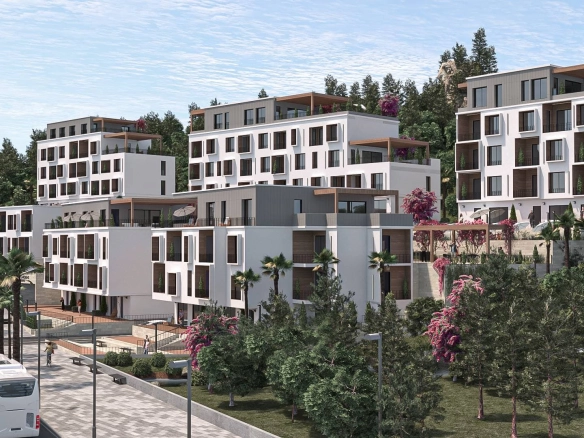 Jednosoban stan 64 m² – Mažina, Tivat — fotografija 4