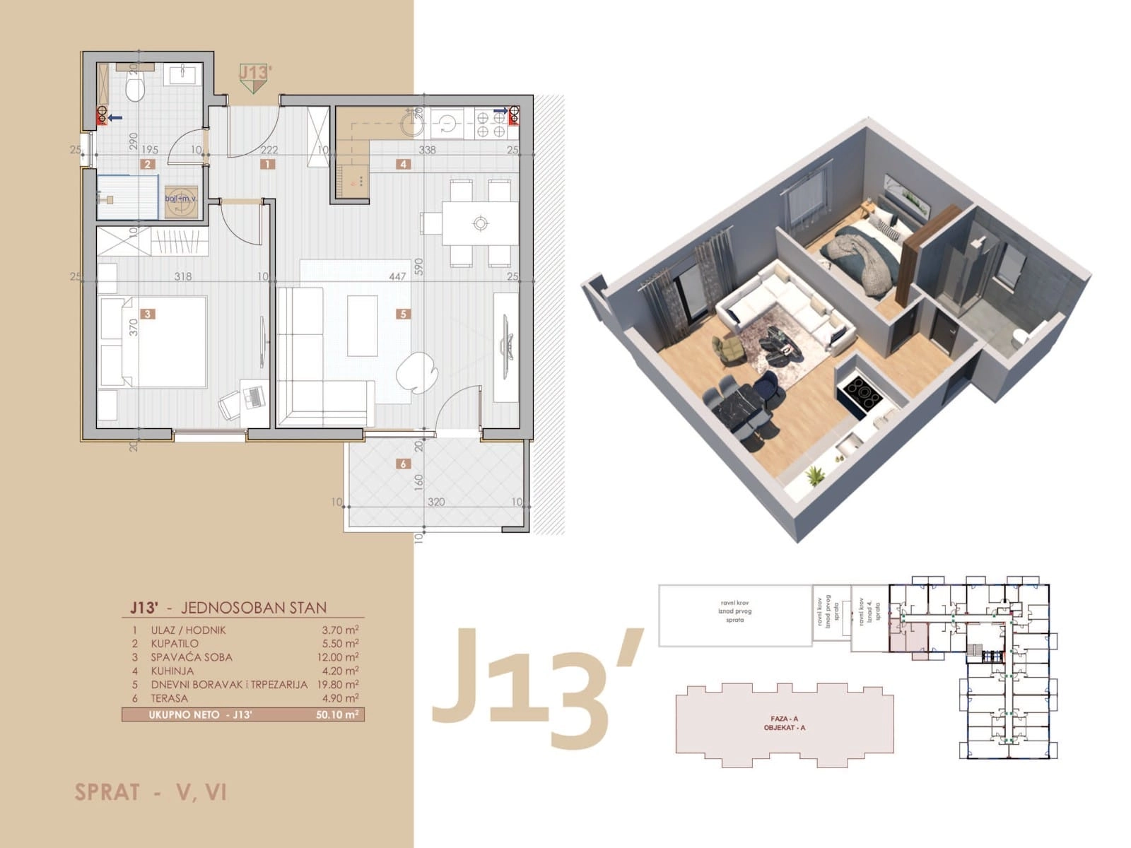 Jednosoban-stan-u-novoj-zgradi-Susanj-Bar-4 Jednosoban stan 49 m² – Šušanj, Bar — fotografija 5