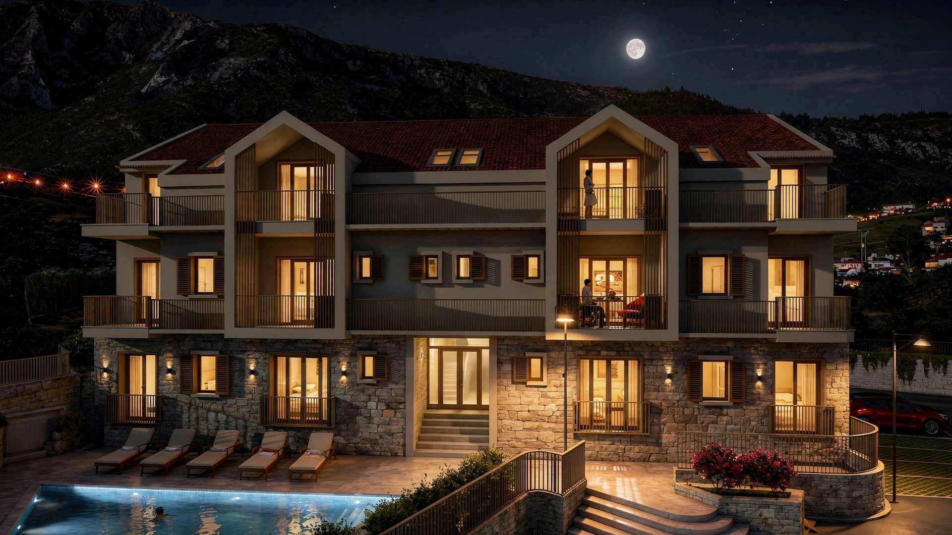 Jednosoban-stan-u-novogradnji-Risan-Kotor-1 Jednosoban stan 54 m² – Risan, Kotor — fotografija 2