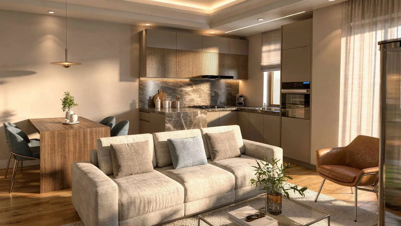 Jednosoban-stan-u-novogradnji-Risan-Kotor-3 Jednosoban stan 54 m² – Risan, Kotor — fotografija 4