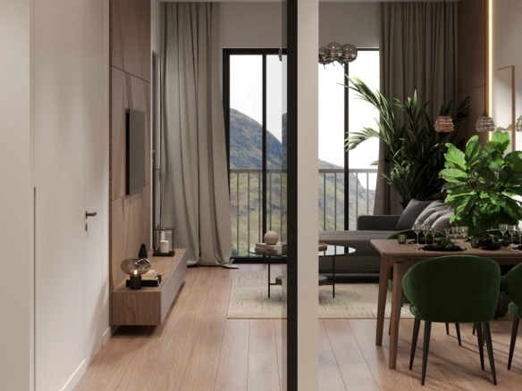 Jednosoban stan 51 m² – Kavač, Kotor — fotografija 5