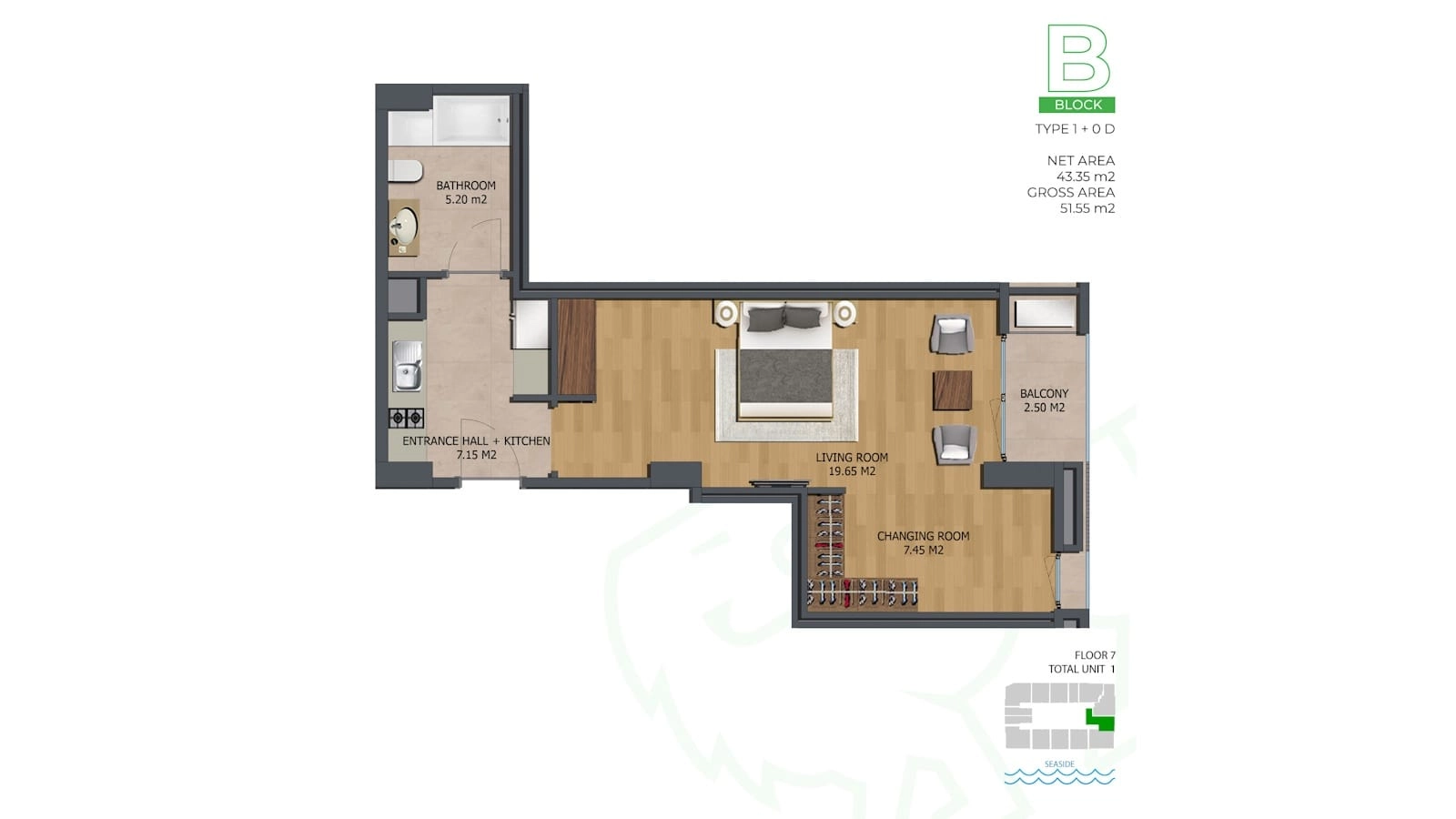 Garsonjera-u-hotelskom-bloku-novogradnje-Bar-9 Garsonjera 29 m² – Bar — fotografija 10