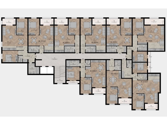Dvosoban stan 73 m² – Šušanj, Bar — fotografija 6