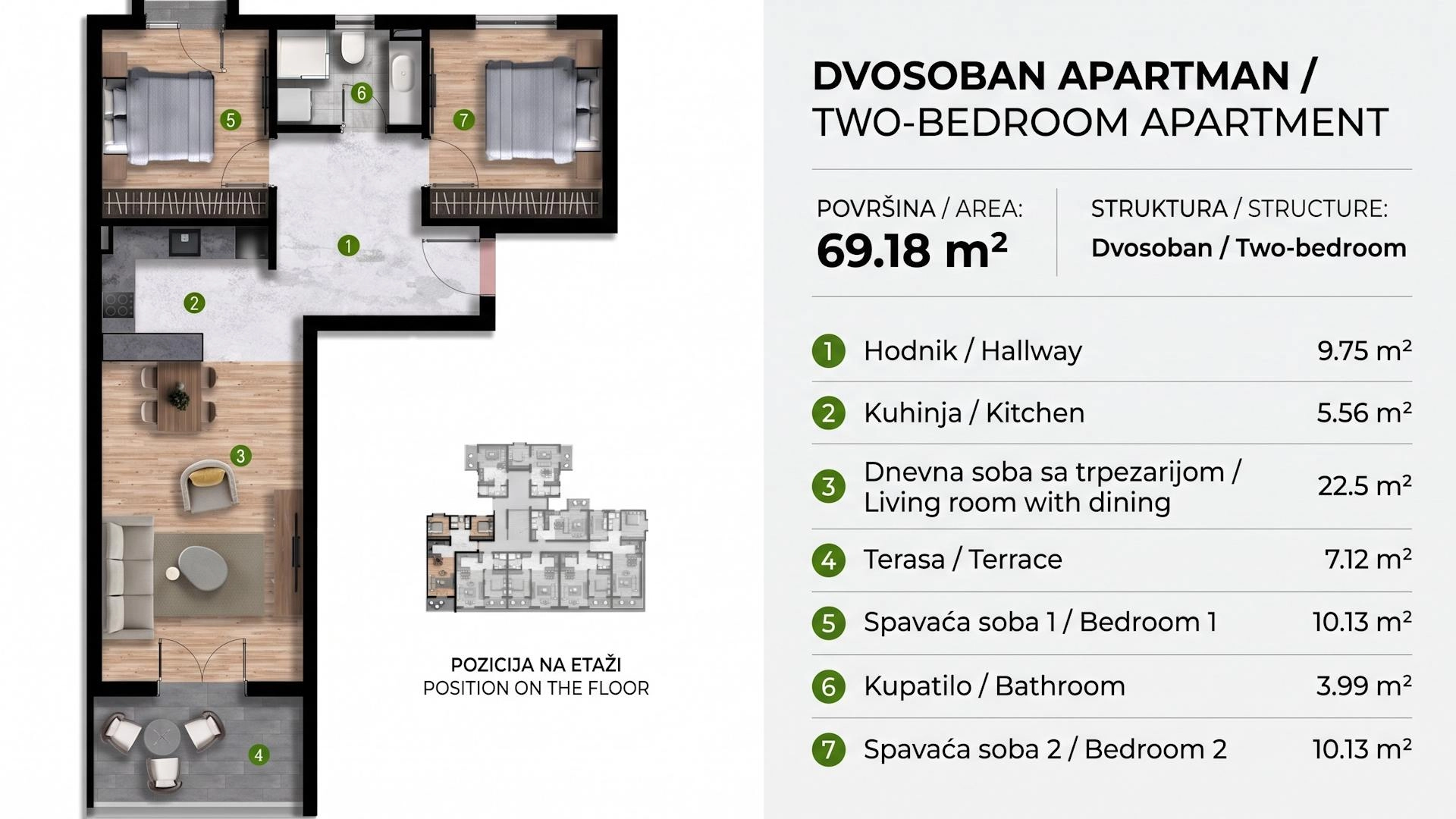 Dvosoban-stan-u-izgradnji-Polje-Bar-9 Dvosoban stan 69 m² – Polje, Bar — fotografija 10