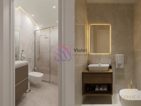 Garsonjera 33 m² – City kej, Podgorica — fotografija 5
