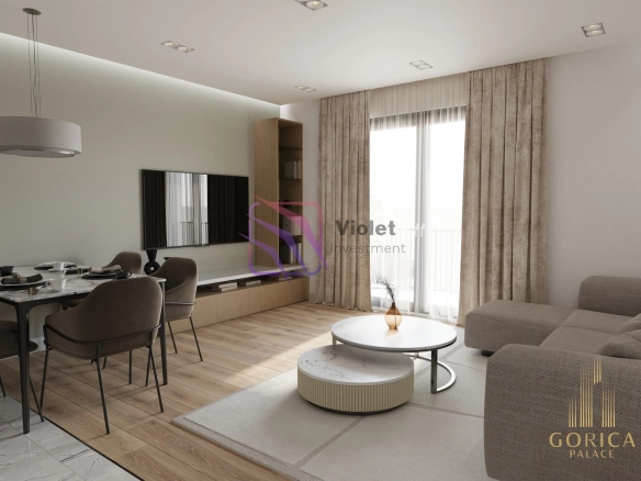 Garsonjera 33 m² – City kej, Podgorica — fotografija 9