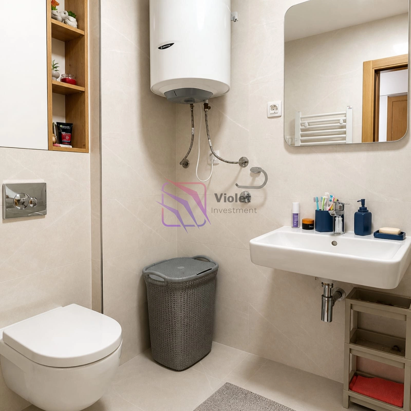 Jednosoban-stan-u-naselju-New-City-Podgorica-6 Izdavanje: Jednosoban stan 45 m² – New City, Podgorica — fotografija 7