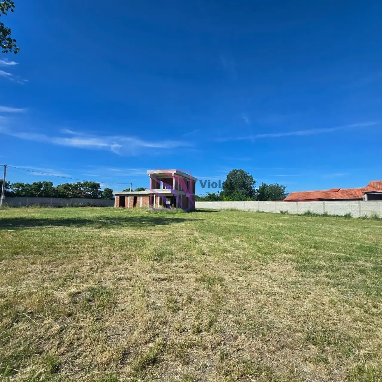 Plac-sa-kucom-u-izgradnji-u-Golubovcima-Podgorica-2 Plac 3.400 m² – Golubovci, Podgorica — fotografija 3