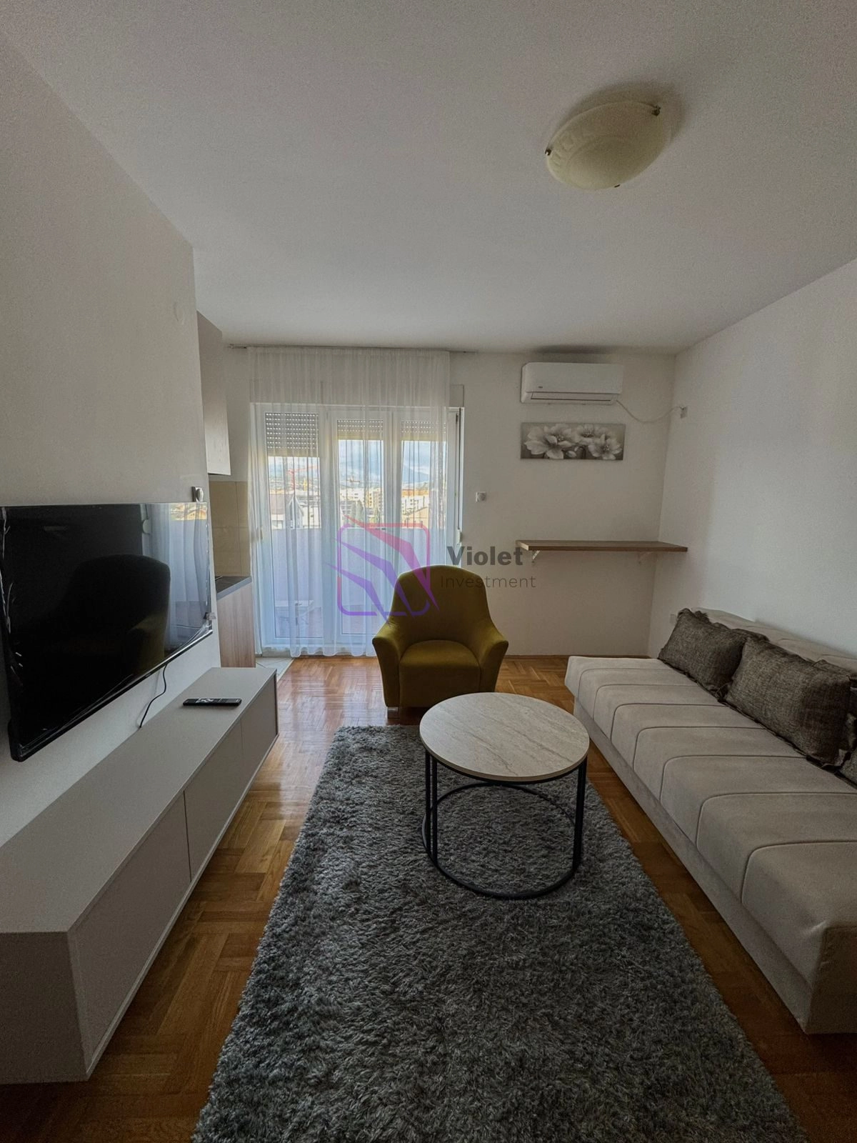 Namjestena-garsonjera-u-Zabjelu-Podgorica-4 Izdavanje: Garsonjera 27 m² – Zabjelo, Podgorica — fotografija 5