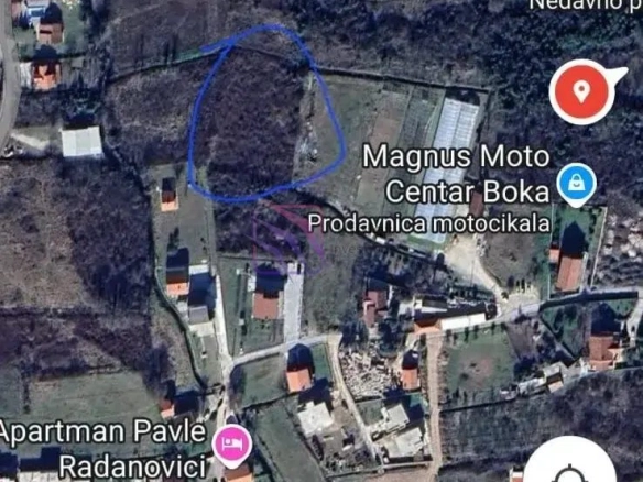 Urbanizovani plac 2368 m² u Donjoj Sutvari