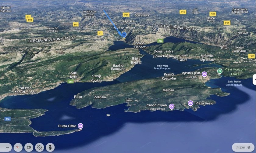 Plac-sa-pogledom-na-more-u-Risnu-Kotor-3 Plac 13.000 m² – Risan, Kotor — fotografija 4