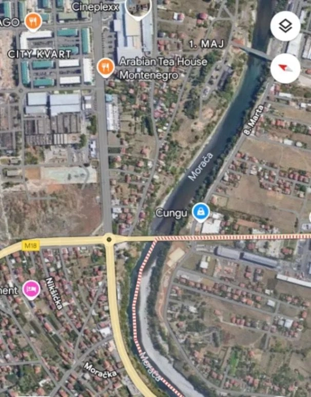 Urbanizovan-plac-u-naselju-Dahna-Podgorica Urbanizovan plac u naselju Dahna