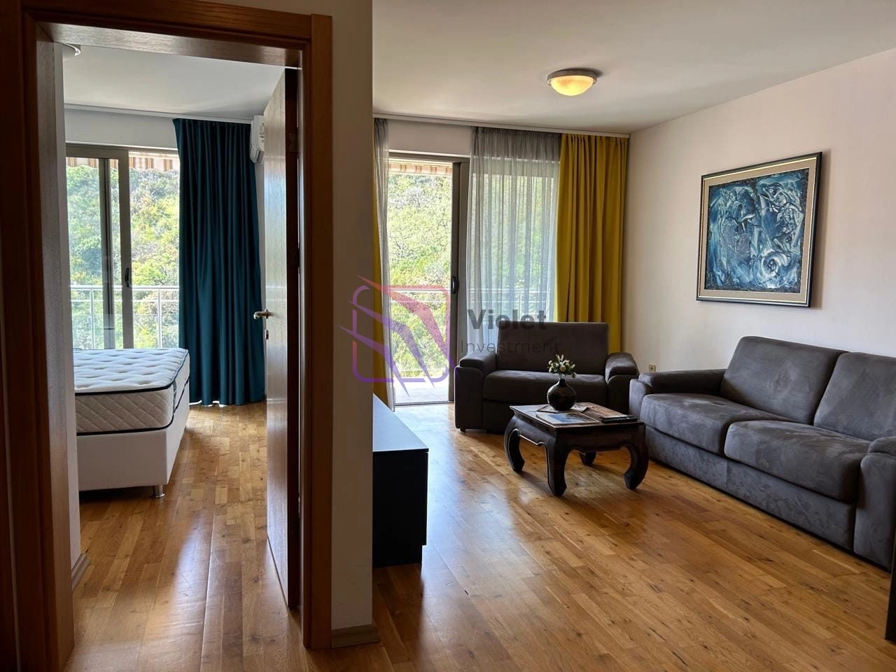 Jednosoban-stan-u-kompleksu-sa-bazenom-Przno-Budva-2 Jednosoban stan 47 m² – Pržno, Budva — fotografija 3