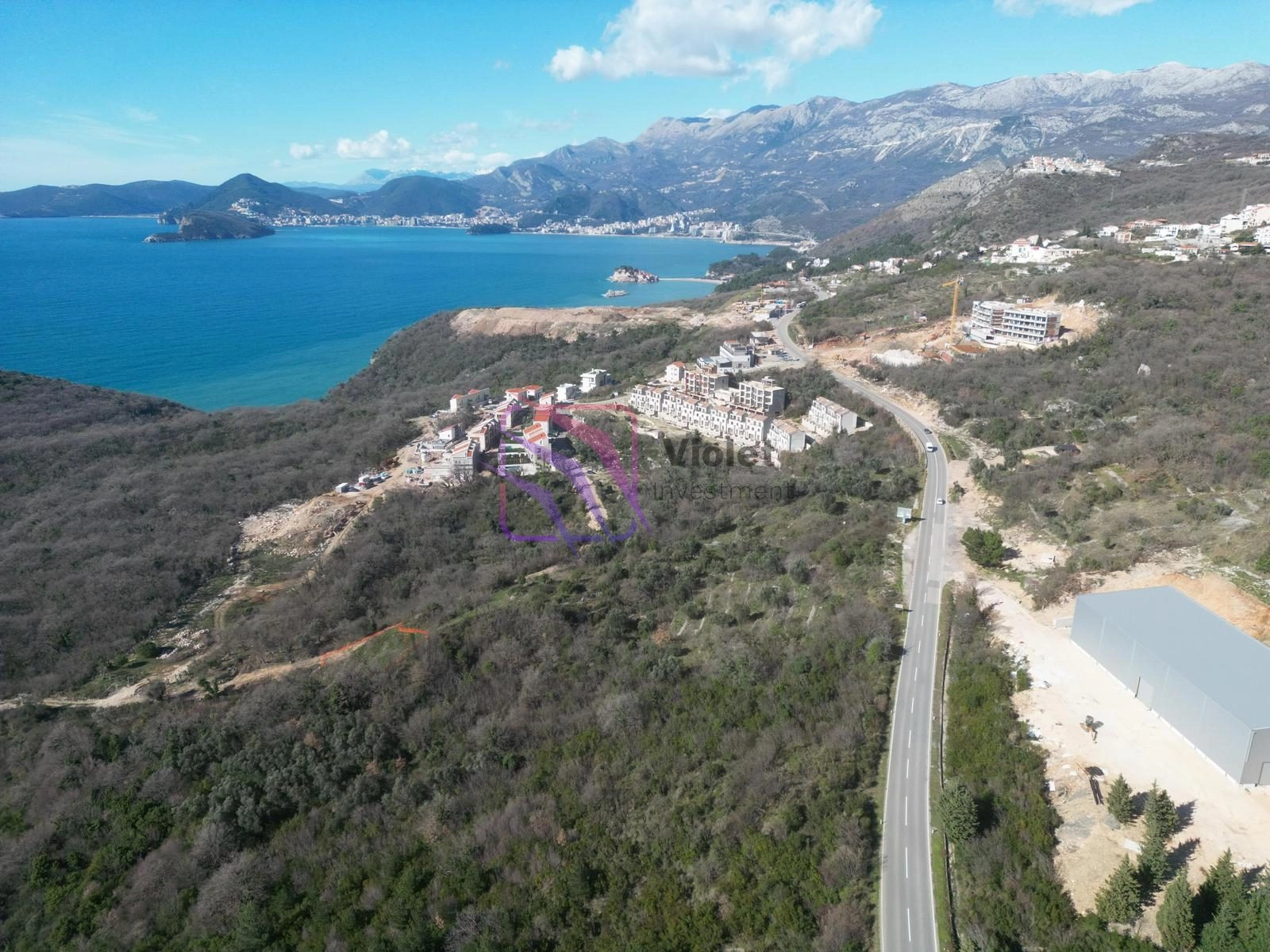 Urbanizovan-plac-sa-pogledom-na-more-Rezevici-Budva-2 Plac 1.739 m² – Reževići, Budva — fotografija 3