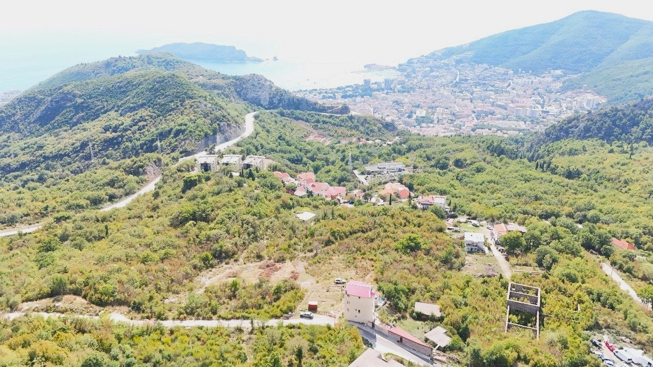 Plac-sa-pogledom-na-more-u-Markovicima-Budva-2 Plac 1.035 m² – Markovići, Budva — fotografija 3