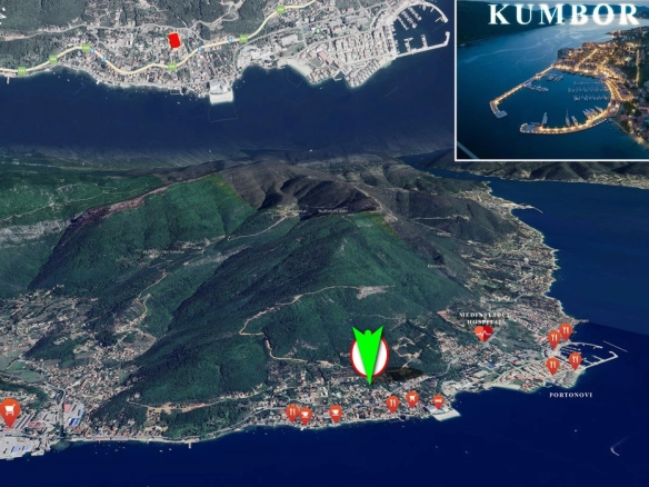 Dvosoban stan 61 m² – Kumbor, Herceg Novi — fotografija 15