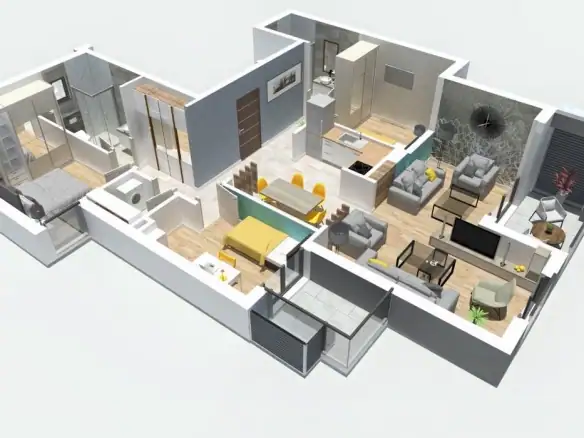 Dvosoban stan 89 m² – Mažina, Tivat — fotografija 9
