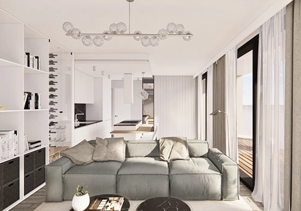 Jednosoban-stan-na-Vidikovcu-Budva-3 Jednosoban stan 61 m² – Vidikovac, Budva — fotografija 4