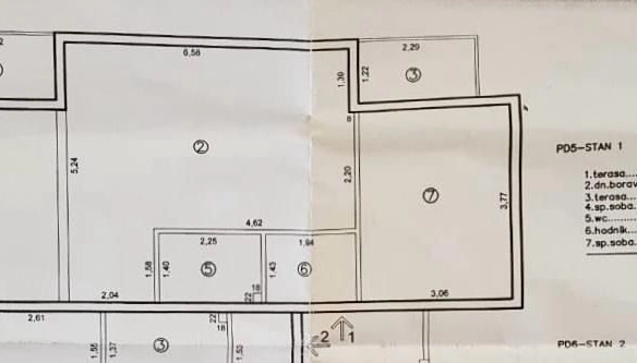 Dvosoban stan 61 m² – Tološi, Podgorica — fotografija 10