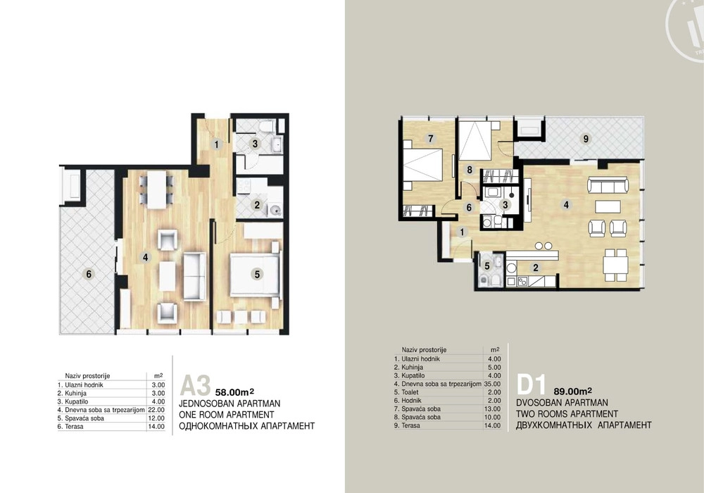 Trosoban-stan-u-novogradnji-Centar-Budva-6 Trosoban stan 89 m² – Centar, Budva — fotografija 7