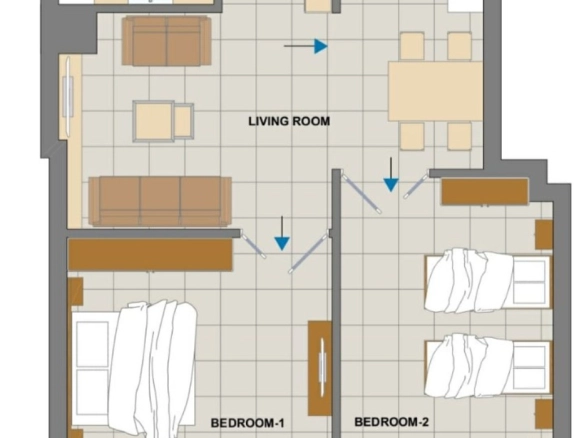 Dvosoban stan 95 m² – Budva — fotografija 12