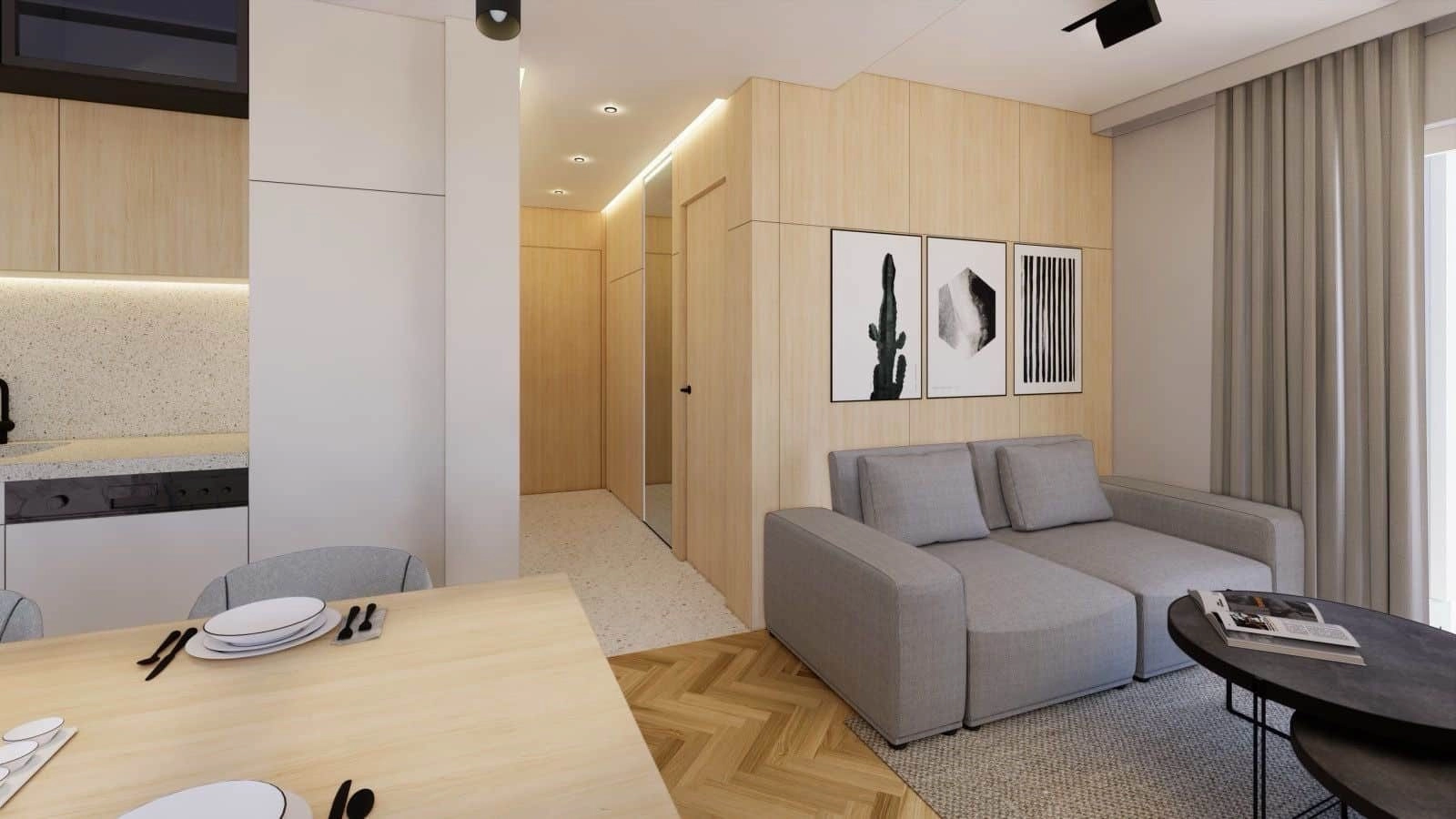 Dvosoban-stan-53-m²-u-Budvi-1 Namješten dvosoban stan 53 m² u Budvi — fotografija 2