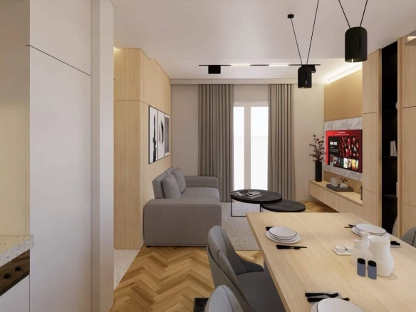 Namješten dvosoban stan 53 m² u Budvi — fotografija 4