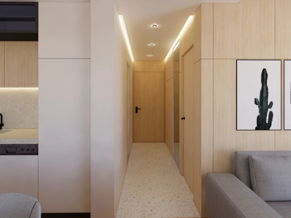 Namješten dvosoban stan 53 m² u Budvi — fotografija 6