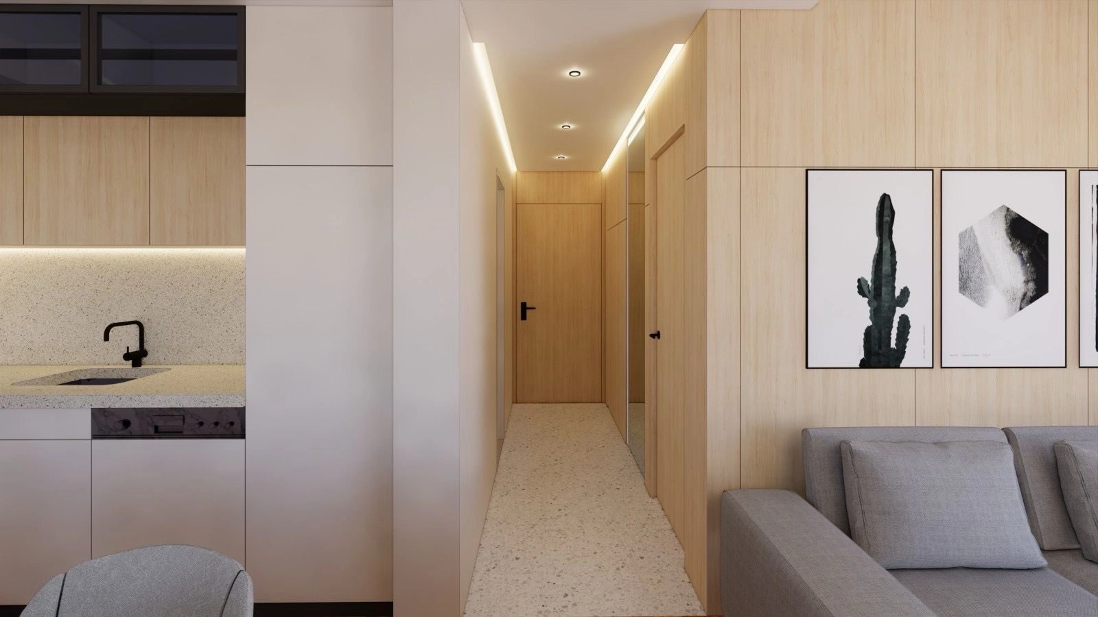 Dvosoban-stan-53-m²-u-Budvi-5 Namješten dvosoban stan 53 m² u Budvi — fotografija 6