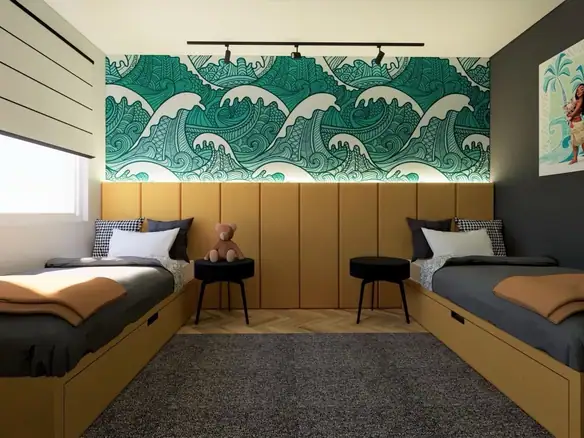 Namješten dvosoban stan 53 m² u Budvi — fotografija 7