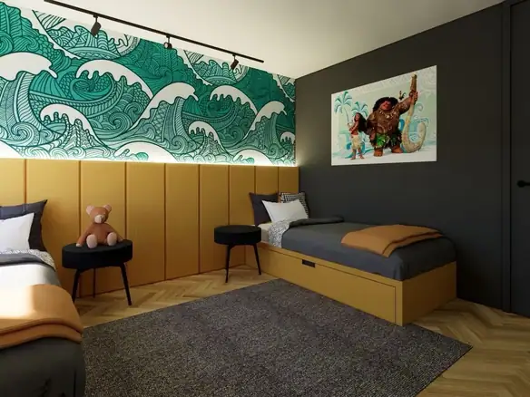 Namješten dvosoban stan 53 m² u Budvi — fotografija 9