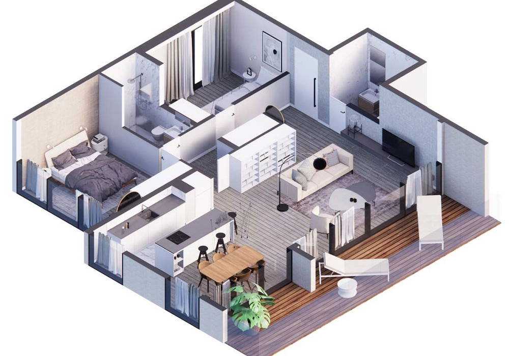 Dvosoban-stan-na-Vidikovcu-Budva-5 Dvosoban stan 111 m² – Vidikovac, Budva — fotografija 6