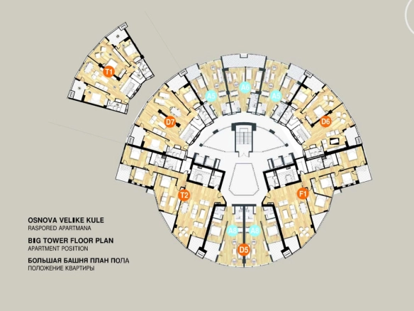 Dvosoban stan 127 m² – Centar, Budva — fotografija 10