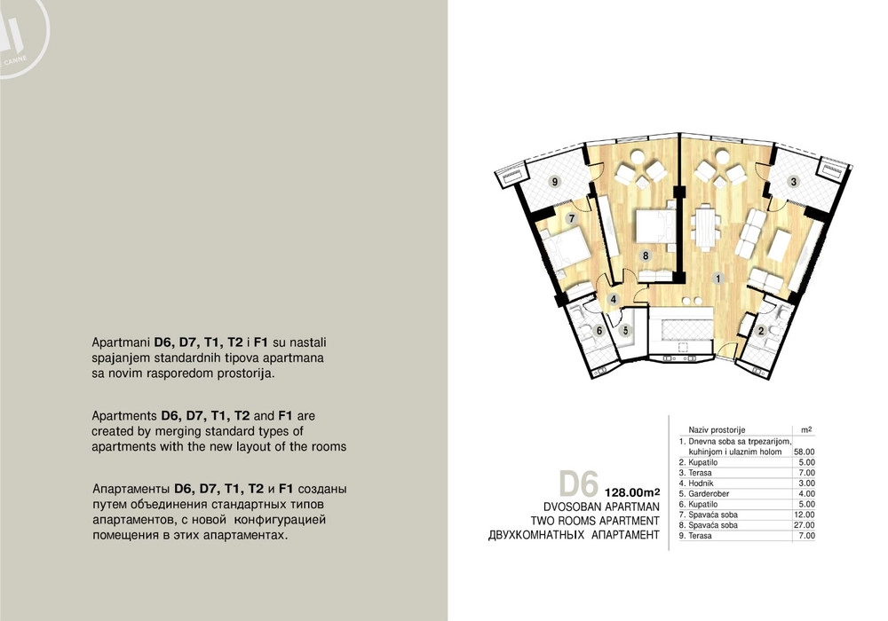 Dvosoban-stan-u-novogradnji-Centar-Budva-10 Dvosoban stan 127 m² – Centar, Budva — fotografija 11