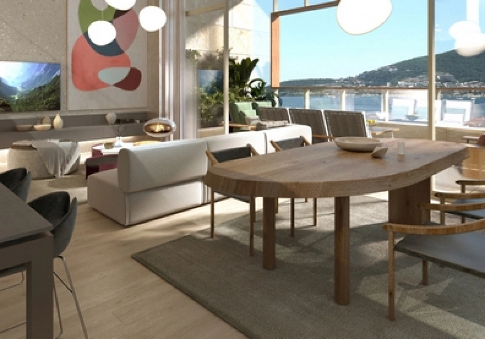 Dvosoban-stan-sa-pogledom-na-more-Boreti-Budva-2 Dvosoban stan 140 m² – Boreti, Budva — fotografija 3