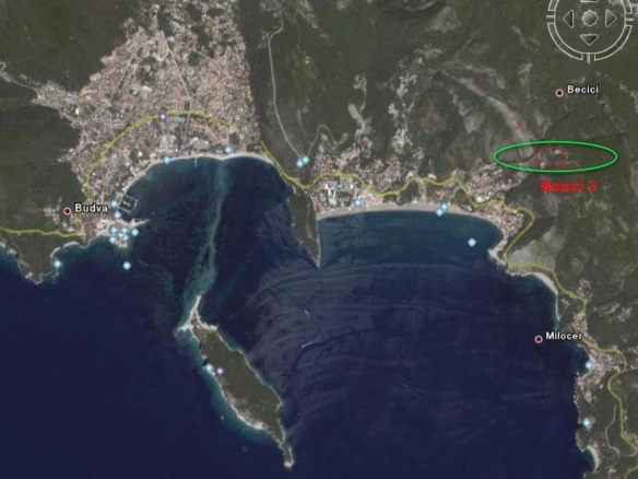 Plac 1.233 m² – Bečići, Budva — fotografija 2