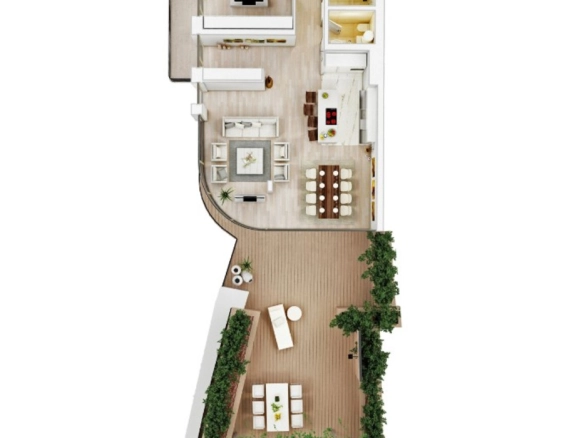 Dvosoban stan 277 m² – Boreti, Budva — fotografija 8